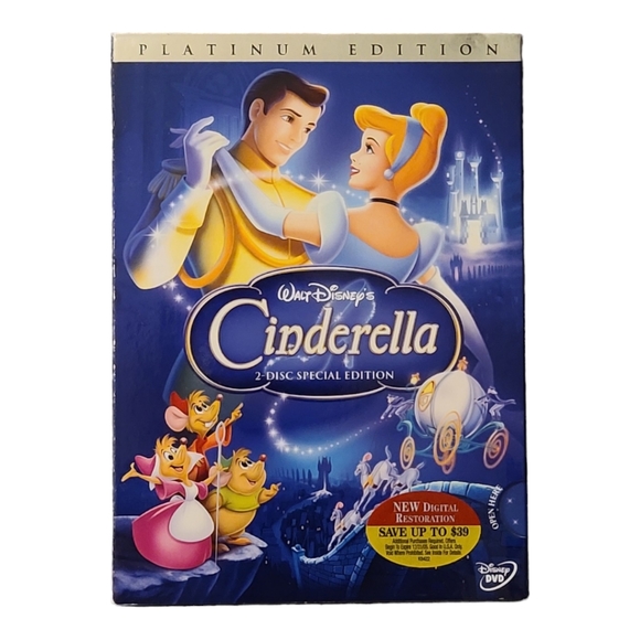 Walt Disney's Cinderella Platinum Edition 2 Disc Special Edition - Picture 1 of 7